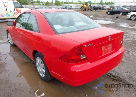 2002 Honda Civic Ex z USA, uszkodzony, nr VIN 1HGEM21932L101653